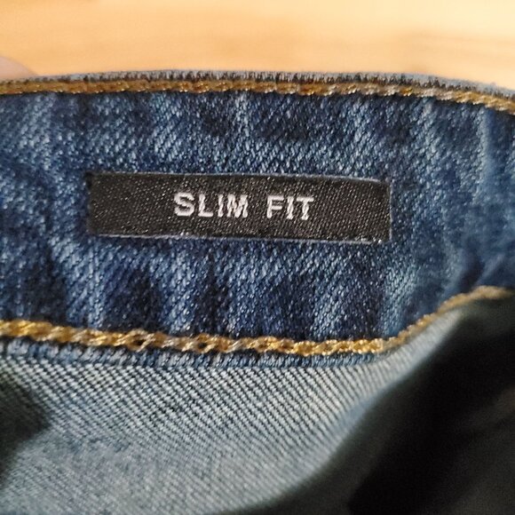 Anom Jeans Mens 32x30 Blue Slim Fit Stretch Denim - Picture 4 of 14